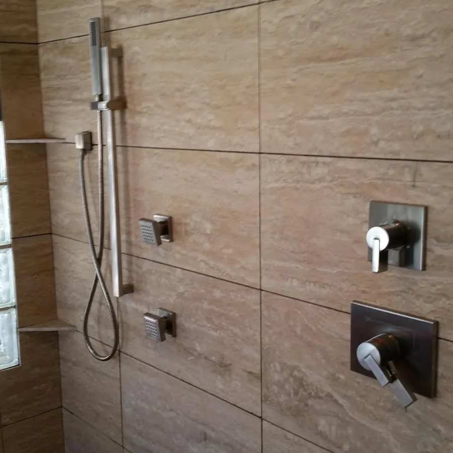 Shower fixture installation for Water Heater Replacement in Burien